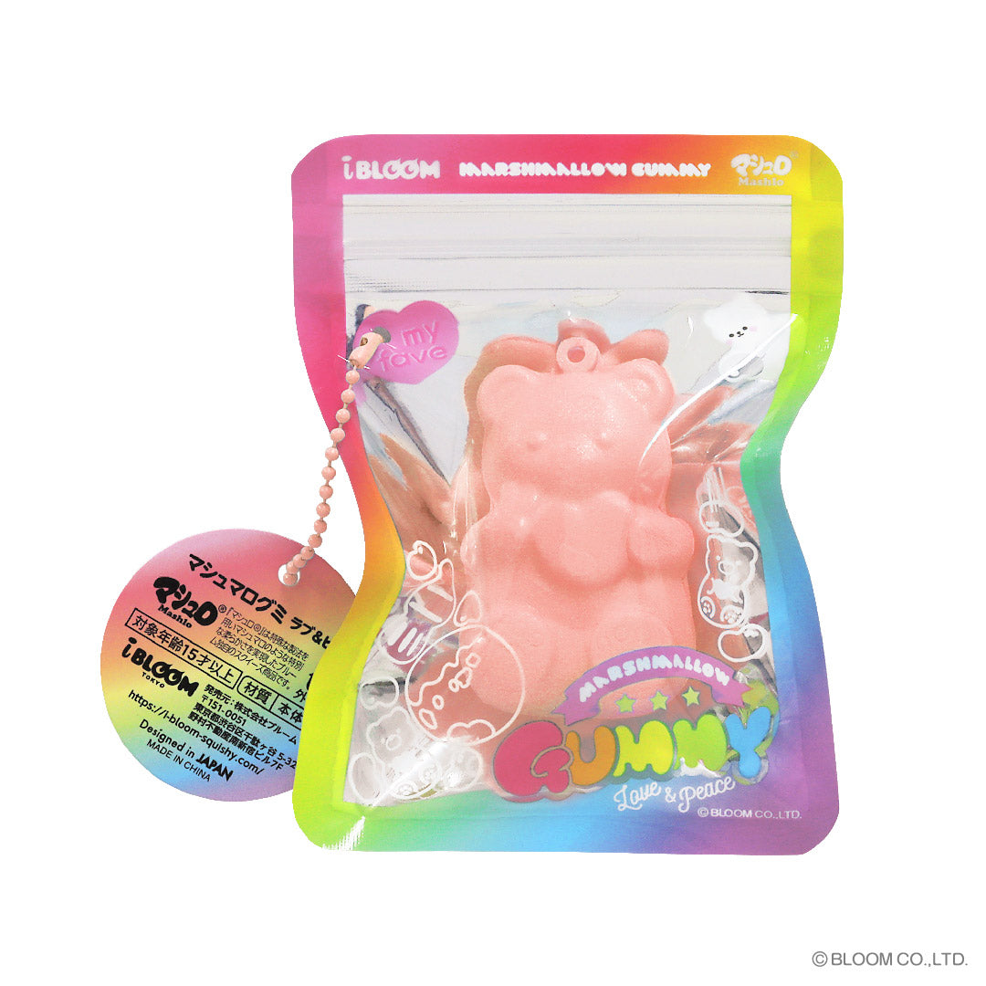 マシュマログミ〈ラブ＆ピース〉☆ジップバッグ入り – i-BLOOM SQUISHY 