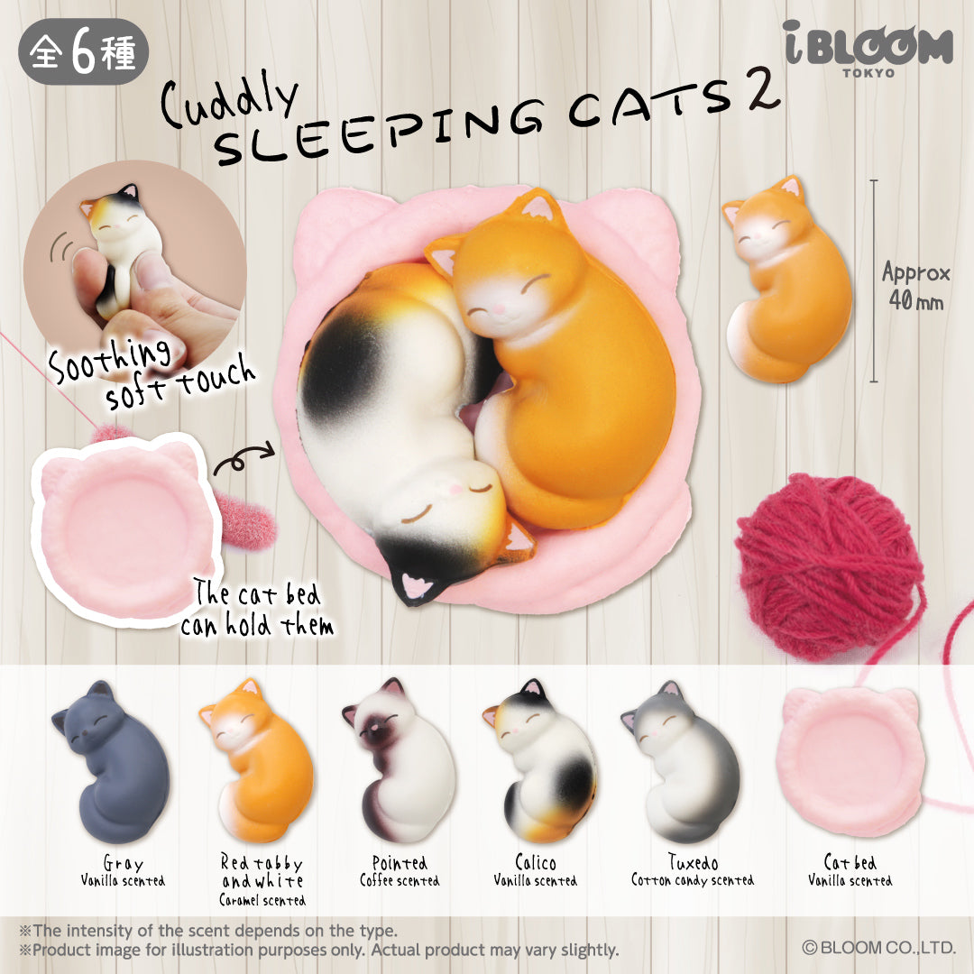 ★Capsule Toys★ Cuddly Sleeping Cats 2