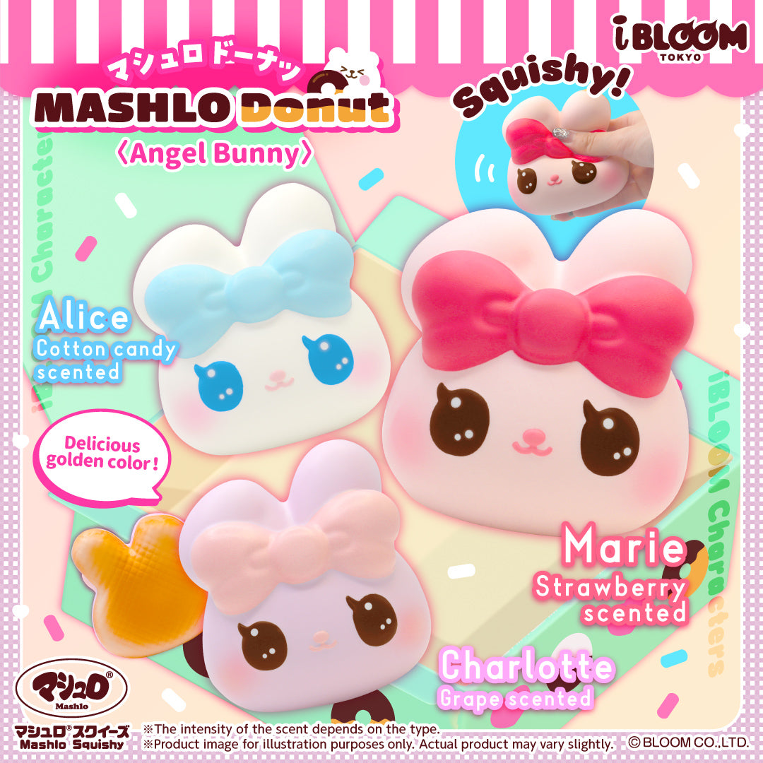 【Ships from June 11th】Mashlo Donuts <Angel Bunny> ※If purchased with regular items, all items will be shipped together from June 11th