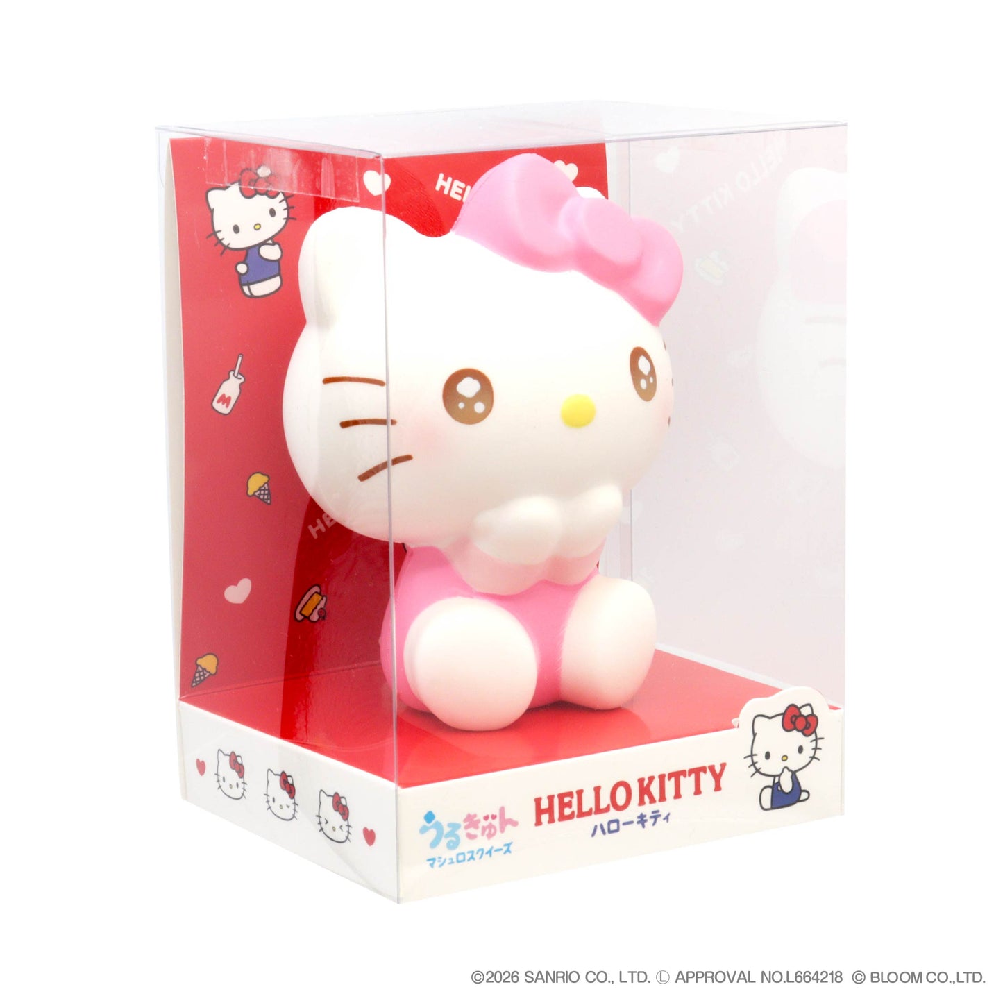 【Ships from June 11th】【Japan Limited】Urukyun Mashlo Squishy Hello Kitty ※If purchased with regular items, all items will be shipped together from June 11th